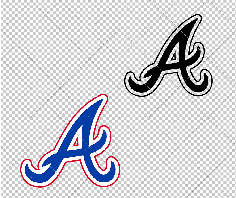 Atlanta Braves City Connect Alternate 2023 003, Svg, Dxf, Eps, Png - SvgShopArt