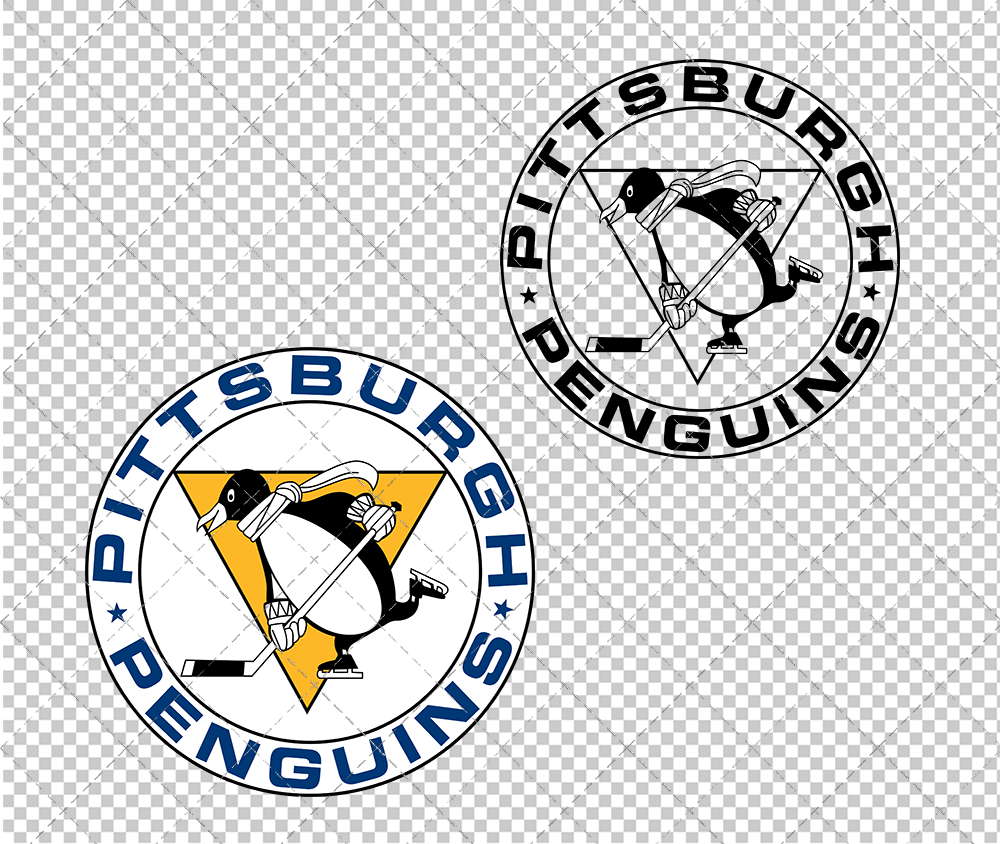 Pittsburgh Penguins 1967, Svg, Dxf, Eps, Png - SvgShopArt