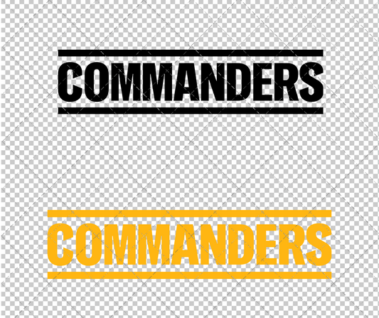 Washington Commanders Wordmark 2022 004, Svg, Dxf, Eps, Png - SvgShopArt