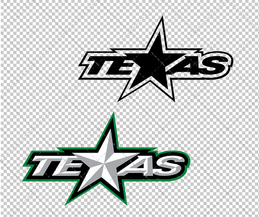 Dallas Stars Concept 2021 009, Svg, Dxf, Eps, Png - SvgShopArt