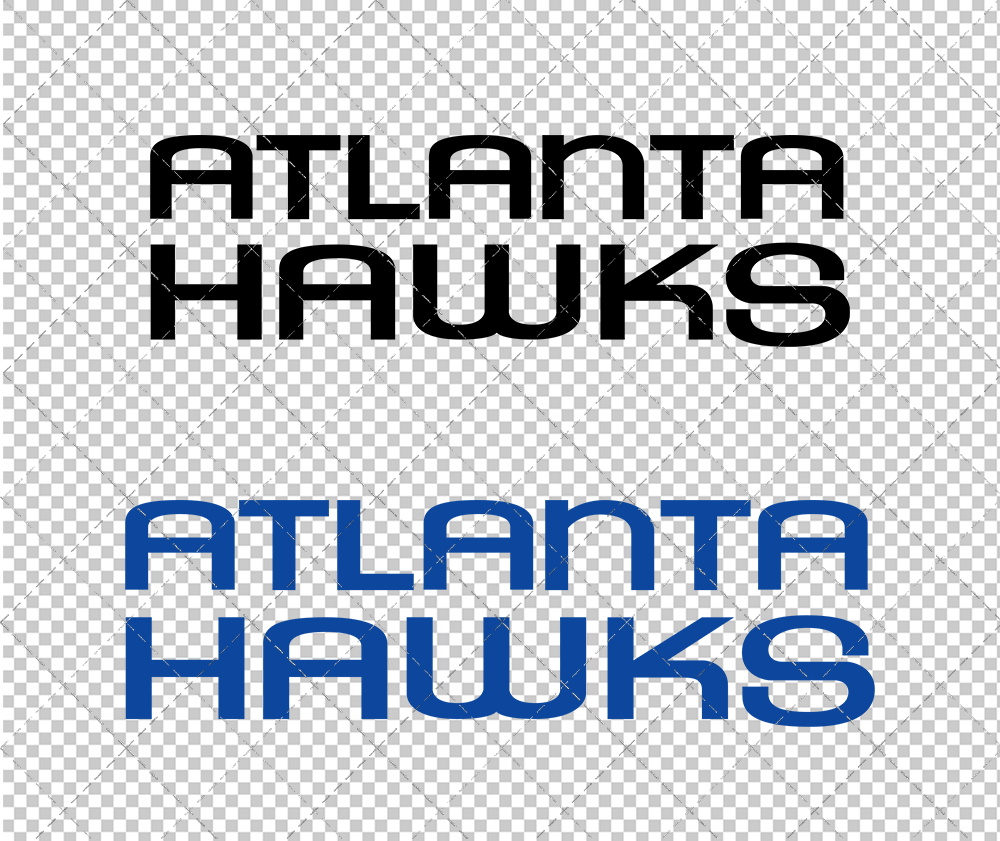 Atlanta Hawks Wordmark 1970, Svg, Dxf, Eps, Png - SvgShopArt