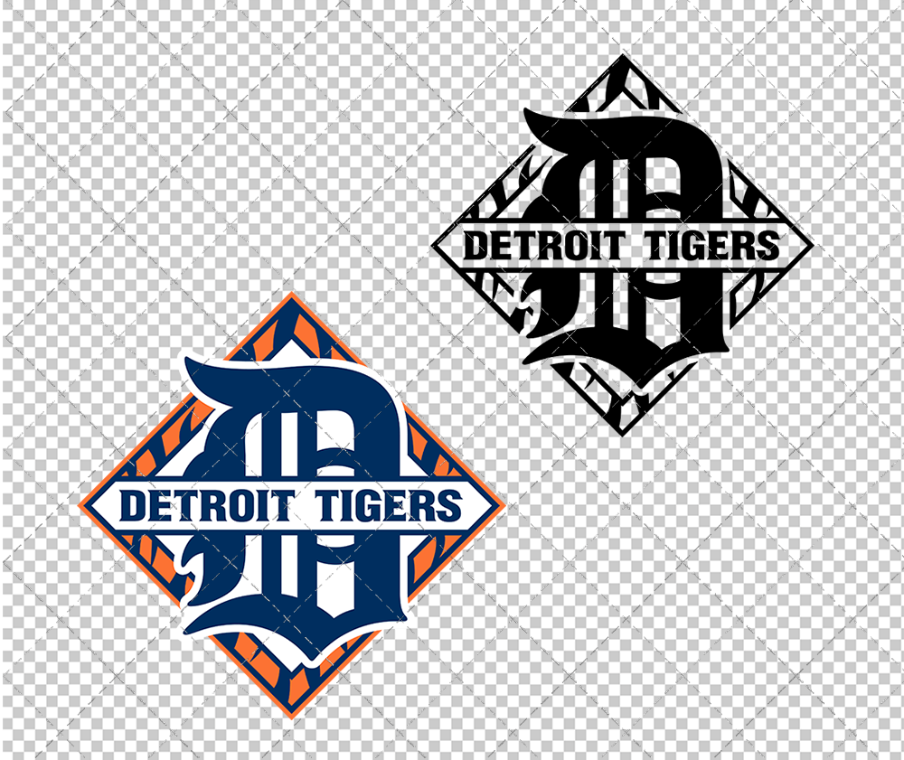 Detroit Tigers Alternate 1994 002, Svg, Dxf, Eps, Png - SvgShopArt