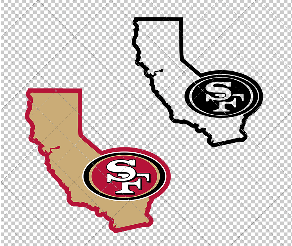 San Francisco 49Ers Concept 2009 005, Svg, Dxf, Eps, Png - SvgShopArt