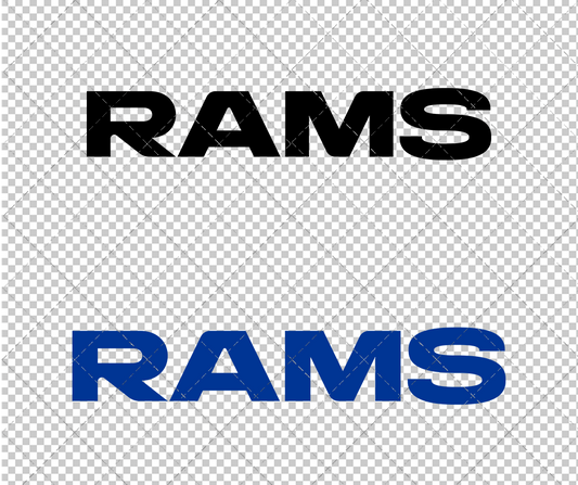 Los Angeles Rams Wordmark 2020 006, Svg, Dxf, Eps, Png - SvgShopArt