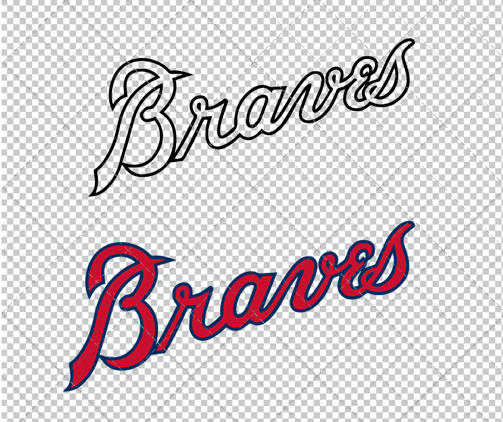 Atlanta Braves Jersey 1966, Svg, Dxf, Eps, Png - SvgShopArt