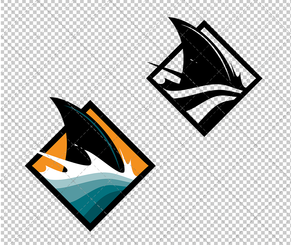 San Jose Sharks Alternate 2007, Svg, Dxf, Eps, Png - SvgShopArt