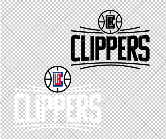 Los Angeles Clippers Secondary 2018, Svg, Dxf, Eps, Png - SvgShopArt