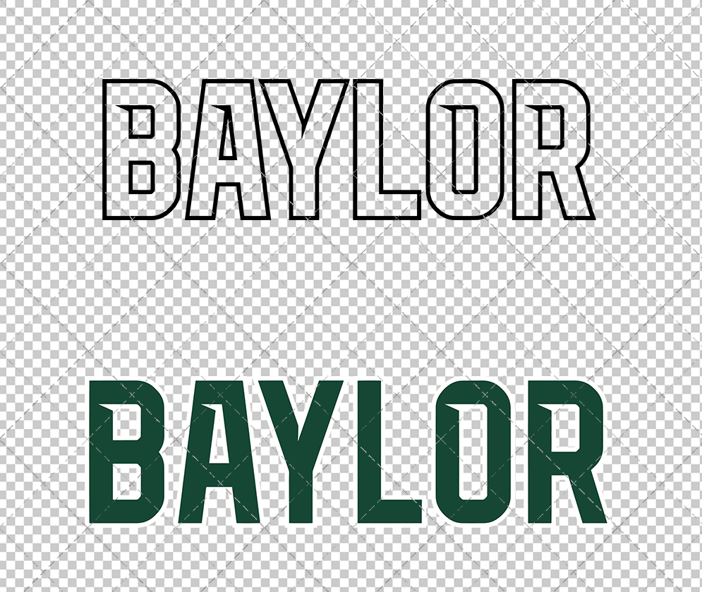 Baylor Bears Wordmark 2019 013, Svg, Dxf, Eps, Png - SvgShopArt