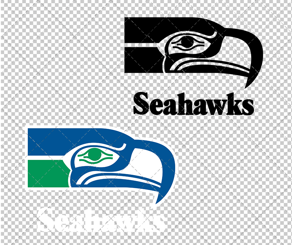 Seattle Seahawks Alternate 1976 003, Svg, Dxf, Eps, Png - SvgShopArt