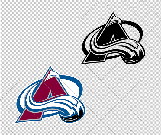 Colorado Avalanche 1999, Svg, Dxf, Eps, Png - SvgShopArt