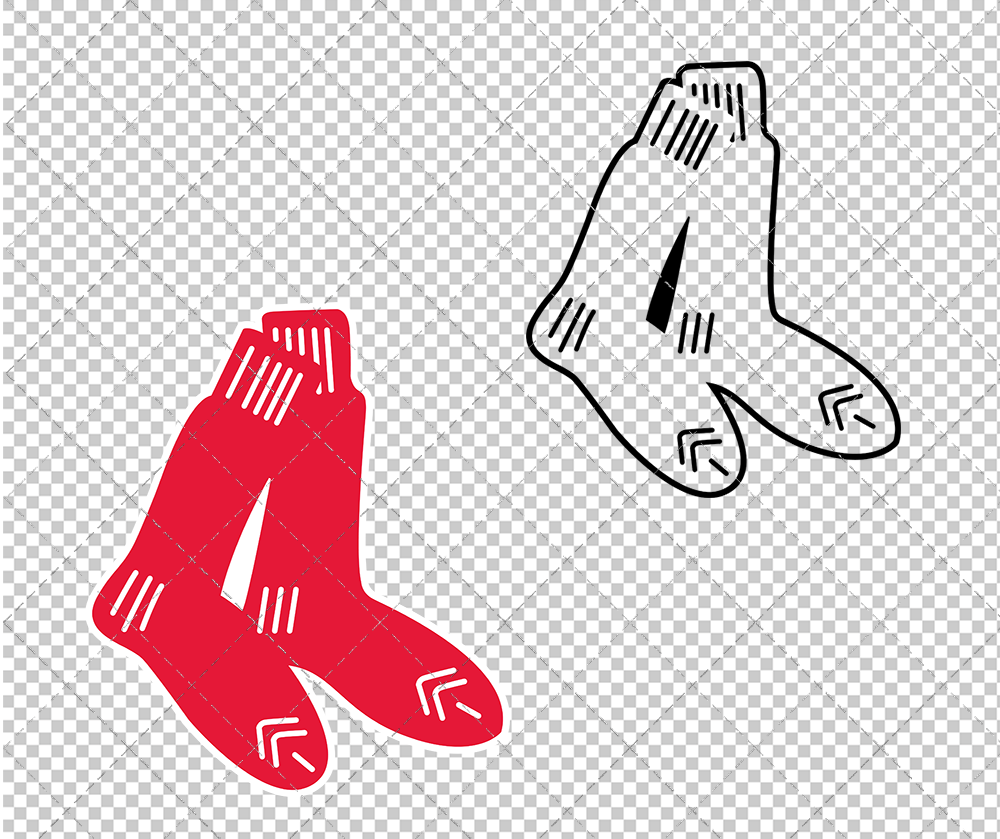 Boston Red Sox Secondary 1924, Svg, Dxf, Eps, Png - SvgShopArt