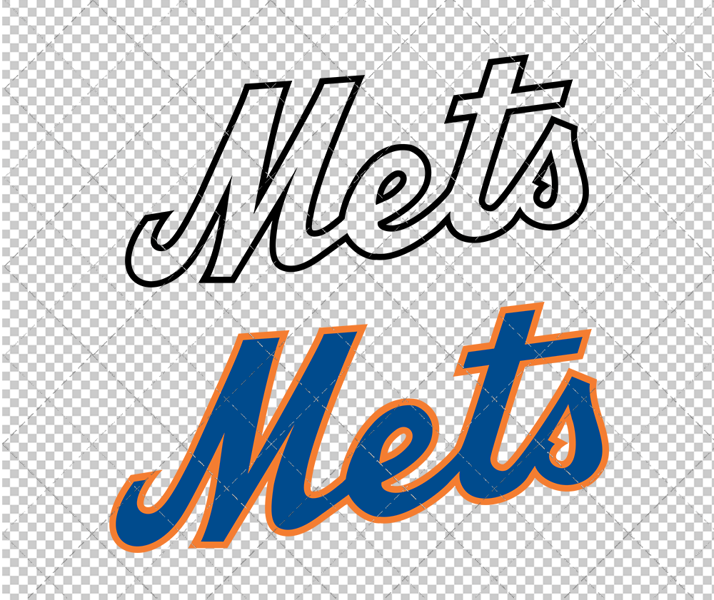 New York Mets Jersey 1997, Svg, Dxf, Eps, Png - SvgShopArt