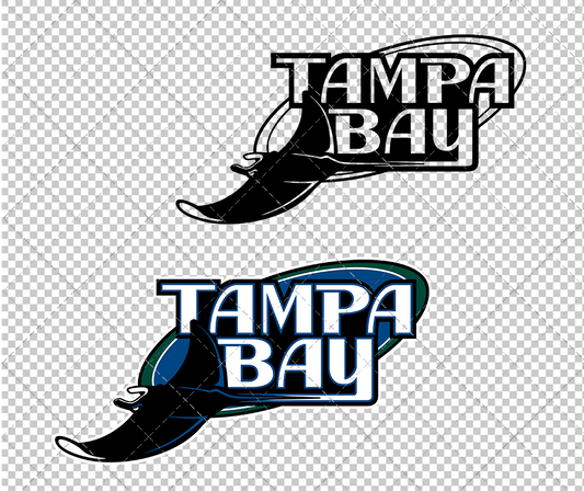 Tampa Bay Rays 2001, Svg, Dxf, Eps, Png - SvgShopArt