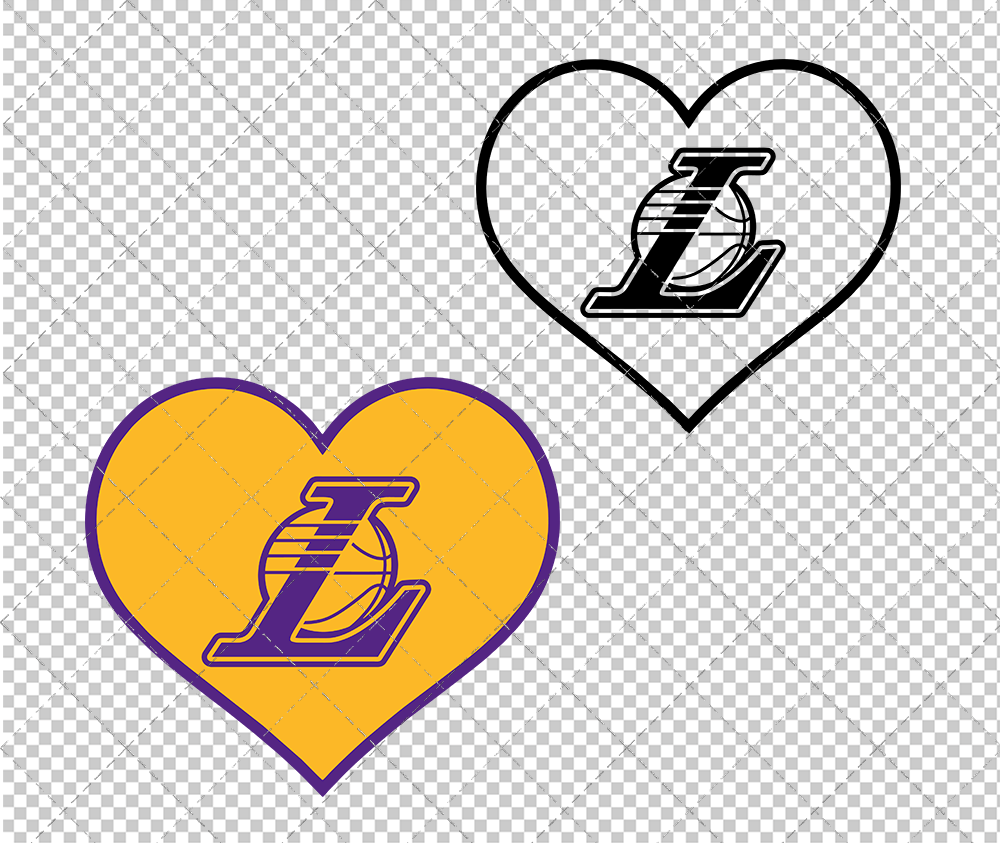 Los Angeles Lakers Concept 2001, Svg, Dxf, Eps, Png - SvgShopArt