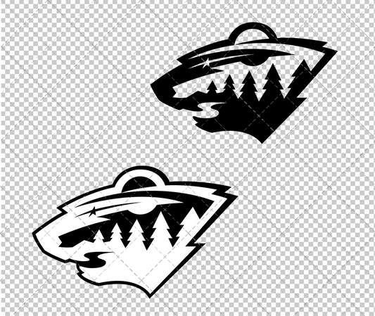 Minnesota Wild Concept 2013 011, Svg, Dxf, Eps, Png - SvgShopArt