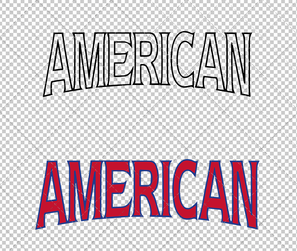 American Eagles Wordmark 2006 002, Svg, Dxf, Eps, Png - SvgShopArt