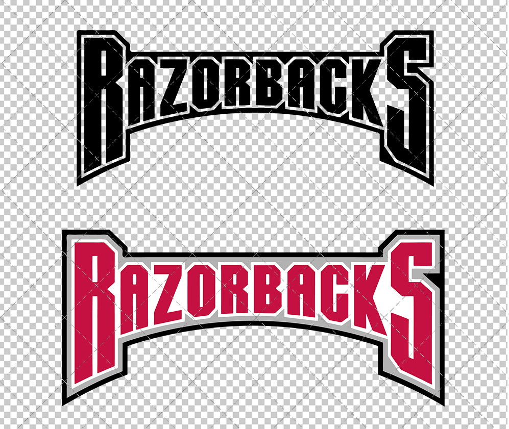 Arkansas Razorbacks Wordmark 2001 002, Svg, Dxf, Eps, Png - SvgShopArt