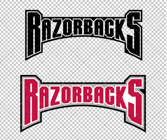 Arkansas Razorbacks Wordmark 2001 002, Svg, Dxf, Eps, Png - SvgShopArt