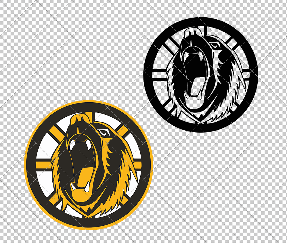 Boston Bruins Concept 2007 002, Svg, Dxf, Eps, Png - SvgShopArt