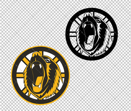 Boston Bruins Concept 2007 002, Svg, Dxf, Eps, Png - SvgShopArt