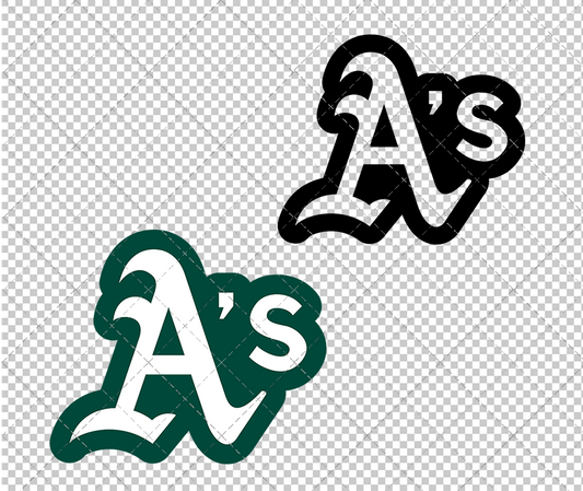 Oakland Athletics Concept 1993 002, Svg, Dxf, Eps, Png - SvgShopArt