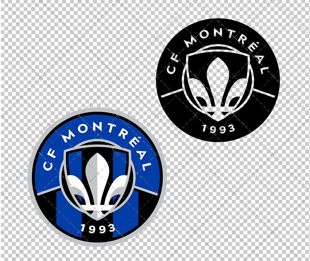 CF Montréal 2023, Svg, Dxf, Eps, Png - SvgShopArt