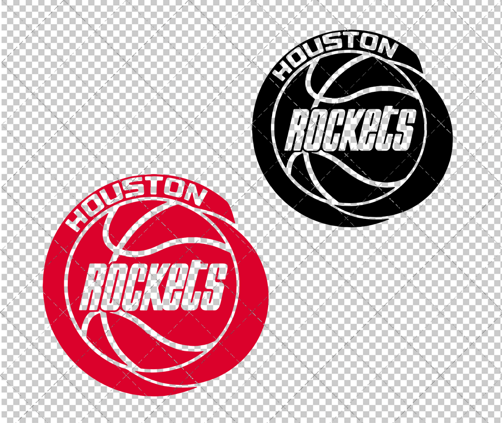 Houston Rockets Concept 1987, Svg, Dxf, Eps, Png - SvgShopArt