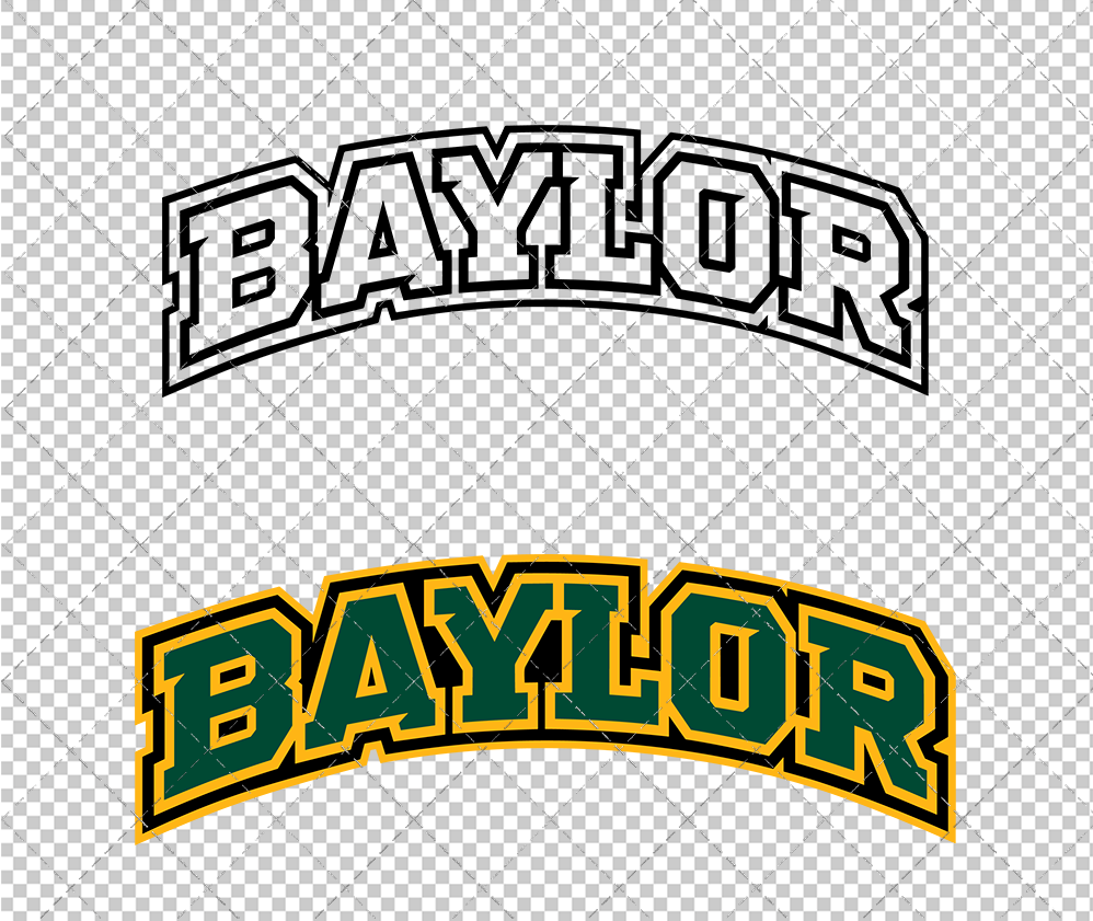 Baylor Bears Wordmark 2005, Svg, Dxf, Eps, Png - SvgShopArt