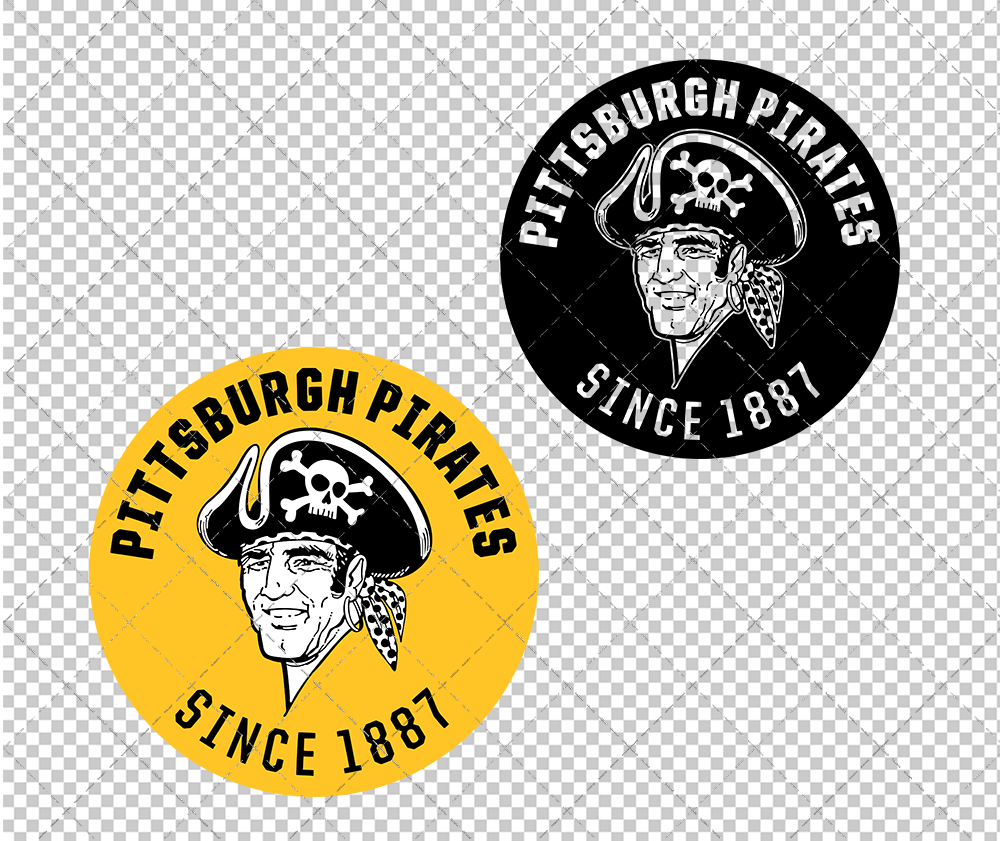 Pittsburgh Pirates Circle 1967, Svg, Dxf, Eps, Png - SvgShopArt