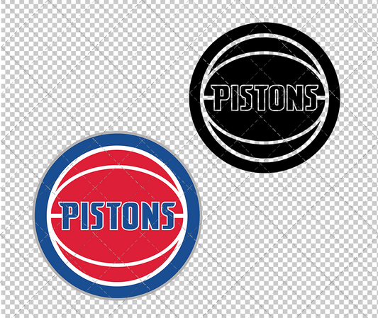 Detroit Pistons Concept 2017 005, Svg, Dxf, Eps, Png - SvgShopArt