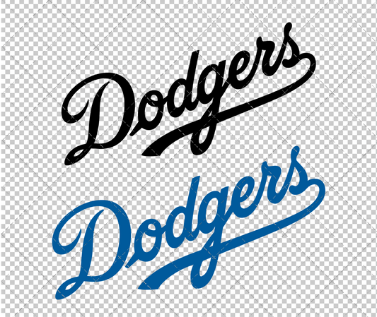 Los Angeles Dodgers Wordmark 1972, Svg, Dxf, Eps, Png - SvgShopArt