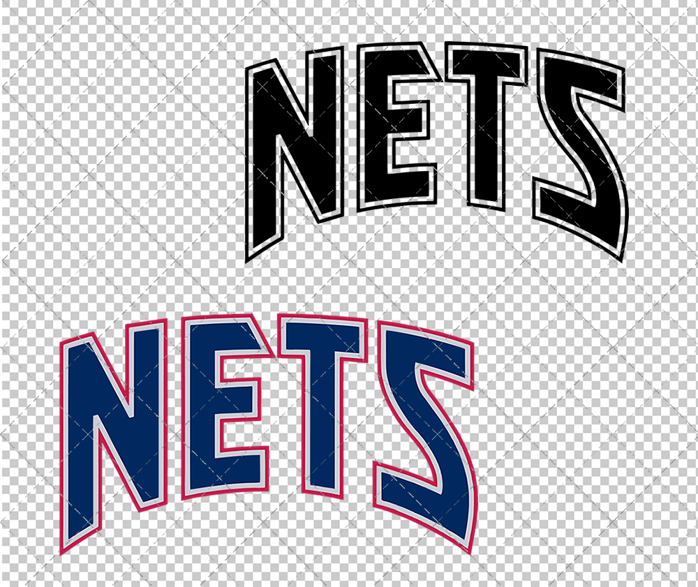 Brooklyn Nets Wordmark 1997, Svg, Dxf, Eps, Png - SvgShopArt