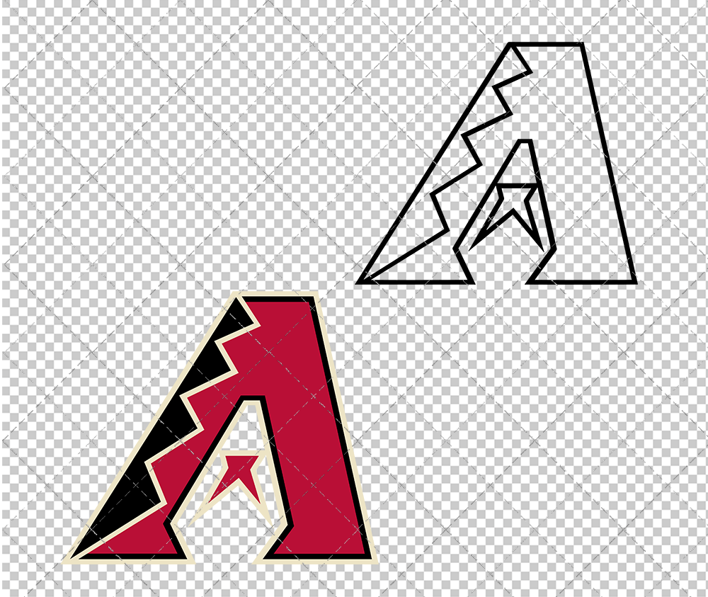 Arizona Diamondbacks Alternate 2007 003, Svg, Dxf, Eps, Png - SvgShopArt