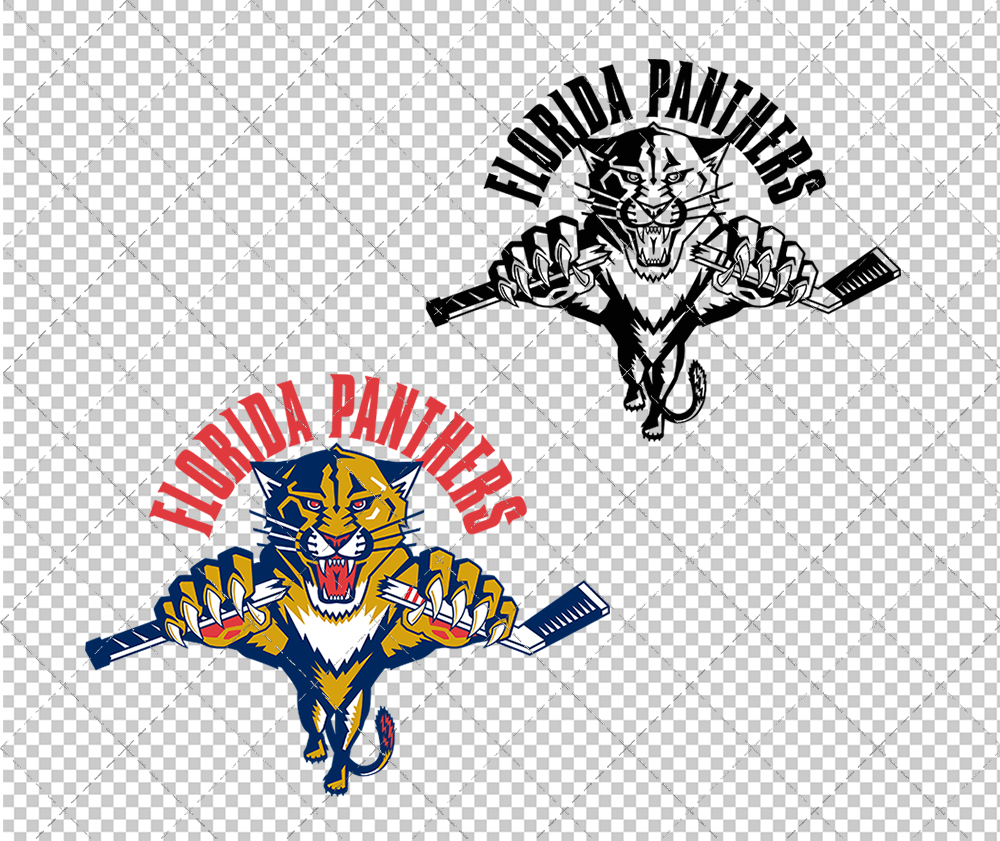 Florida Panthers Alternate 1999 002, Svg, Dxf, Eps, Png - SvgShopArt