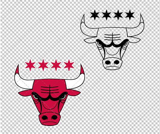Chicago Bulls Concept 2017 002, Svg, Dxf, Eps, Png - SvgShopArt