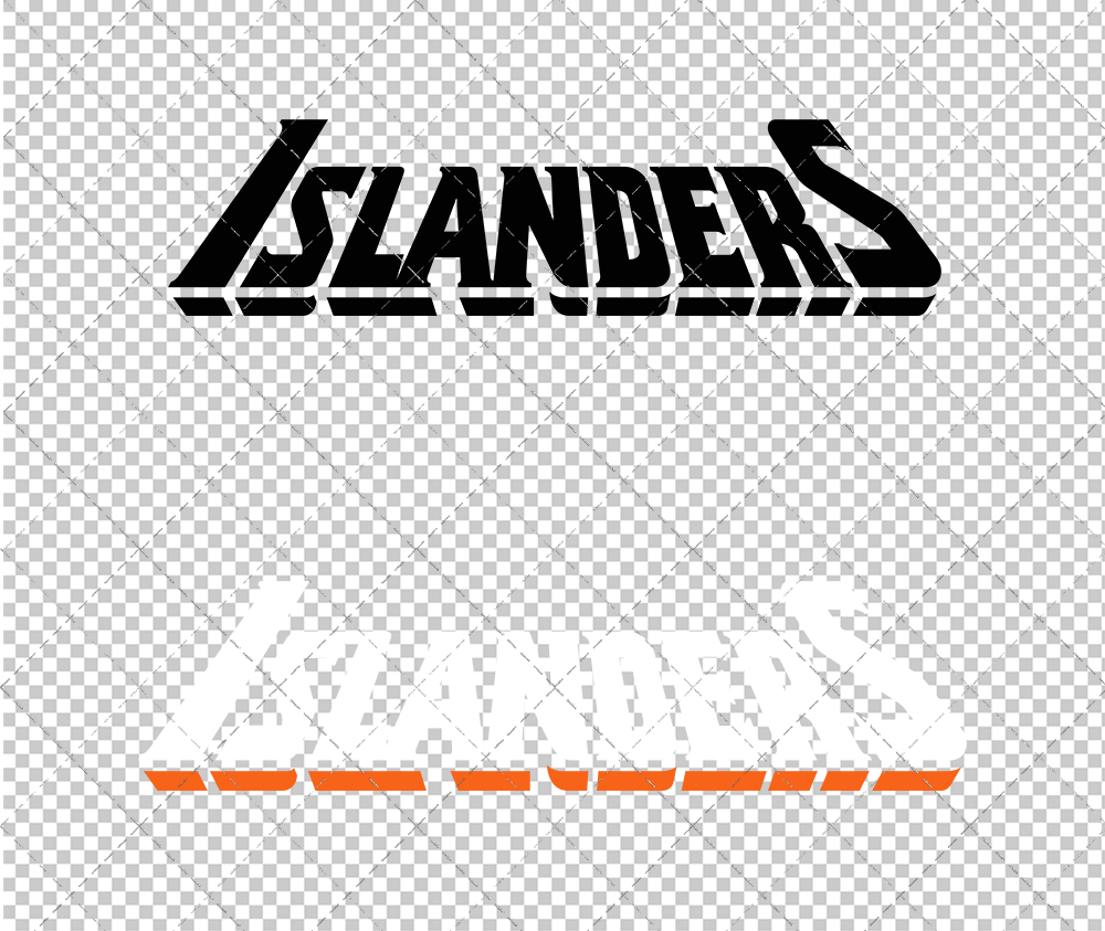 New York Islanders Wordmark Concept 1995, Svg, Dxf, Eps, Png - SvgShopArt