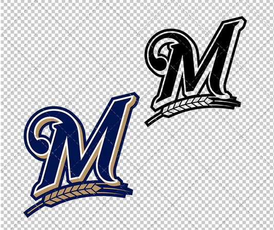 Milwaukee Brewers 2018, Svg, Dxf, Eps, Png - SvgShopArt
