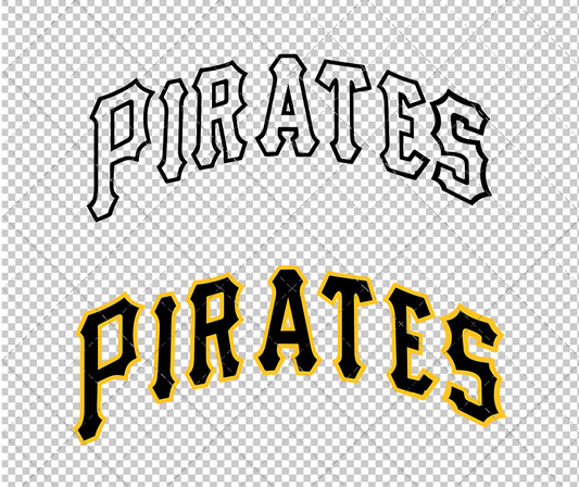 Pittsburgh Pirates Jersey 1957, Svg, Dxf, Eps, Png - SvgShopArt