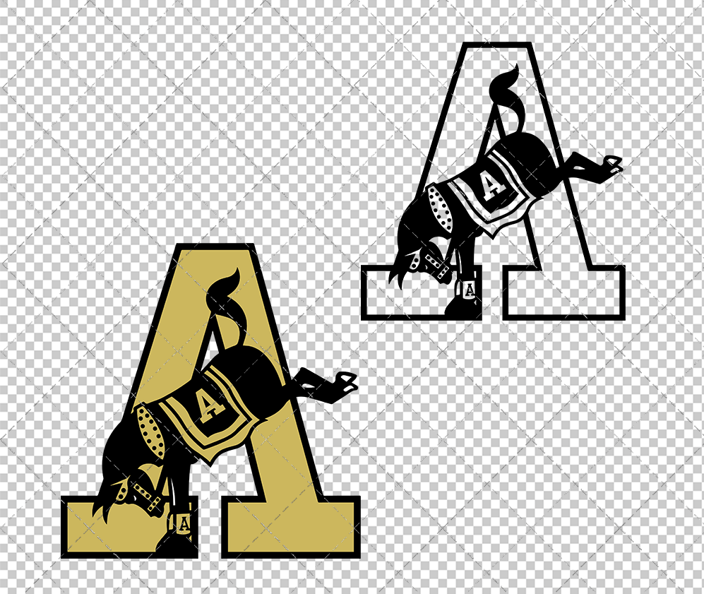 Army Black Knights Alternate 2005 007, Svg, Dxf, Eps, Png - SvgShopArt