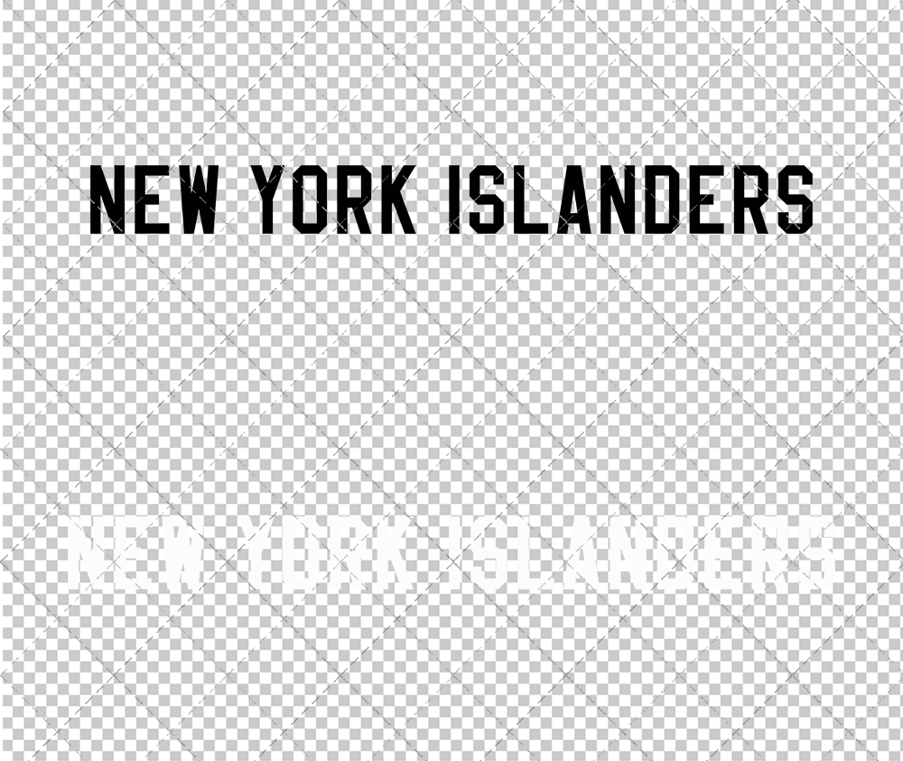 New York Islanders Wordmark Concept 2017 003, Svg, Dxf, Eps, Png - SvgShopArt