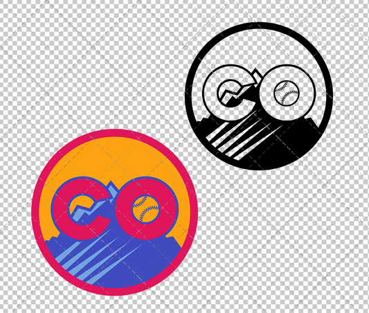 Colorado Rockies City Connect 2025, Svg, Dxf, Eps, Png - SvgShopArt