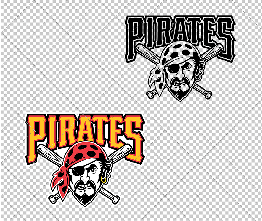 Pittsburgh Pirates 1997, Svg, Dxf, Eps, Png - SvgShopArt