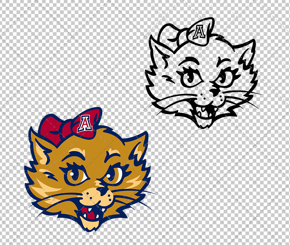 Arizona Wildcats Mascot 2011, Svg, Dxf, Eps, Png - SvgShopArt