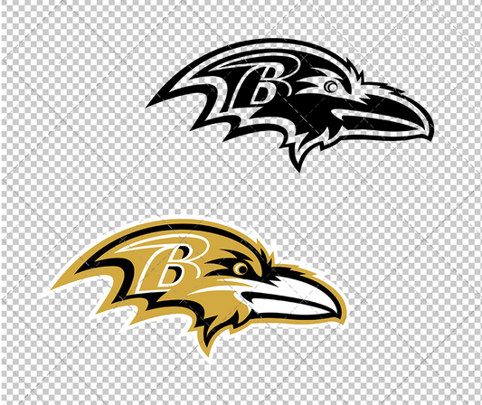 Baltimore Ravens Concept 1999 006, Svg, Dxf, Eps, Png - SvgShopArt