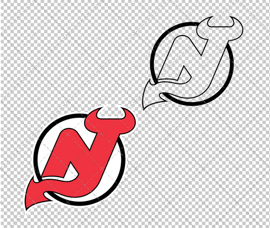 New Jersey Devils 1992, Svg, Dxf, Eps, Png - SvgShopArt