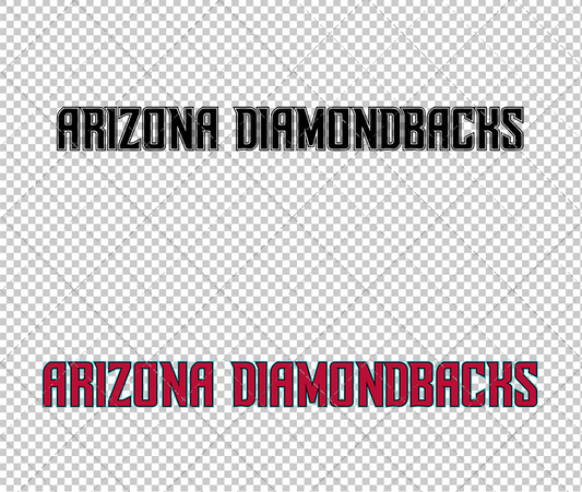 Arizona Diamondbacks Wordmark 2024, Svg, Dxf, Eps, Png - SvgShopArt