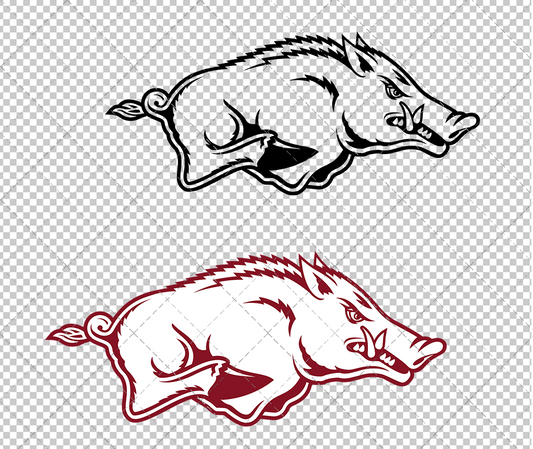 Arkansas Razorbacks Alternate 2014 002, Svg, Dxf, Eps, Png - SvgShopArt