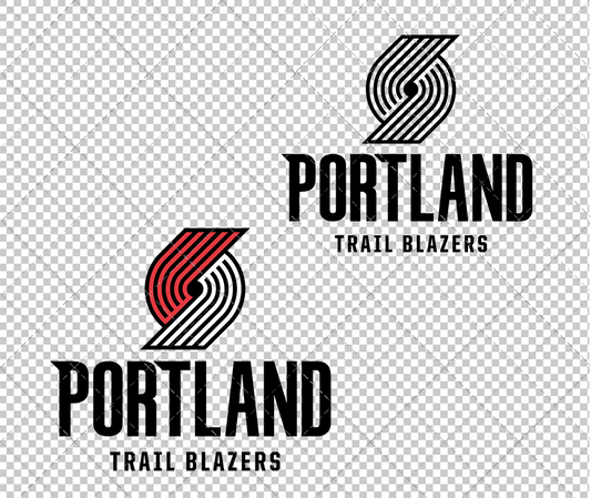 Portland Trail Blazers 2017, Svg, Dxf, Eps, Png - SvgShopArt