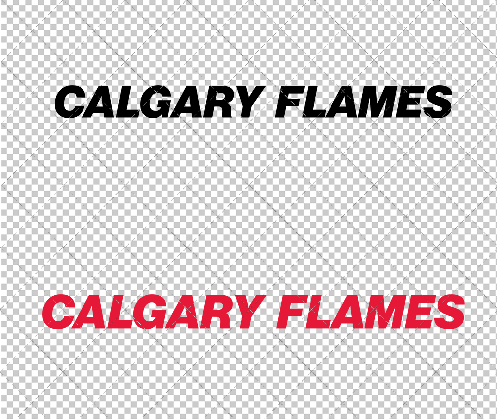 Calgary Flames Wordmark 1980 002, Svg, Dxf, Eps, Png - SvgShopArt