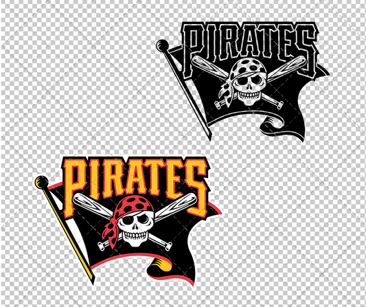 Pittsburgh Pirates Alternate 1997 003, Svg, Dxf, Eps, Png - SvgShopArt